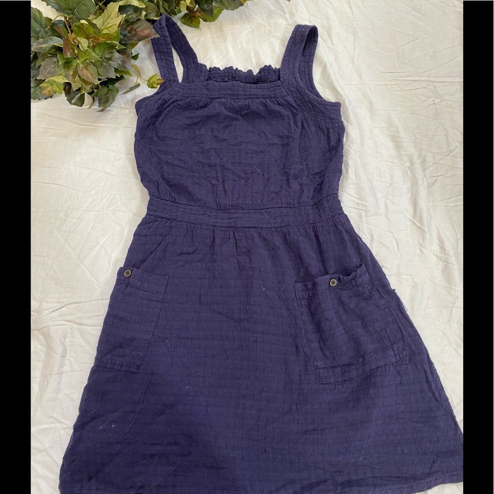 Deep blue vintage dress